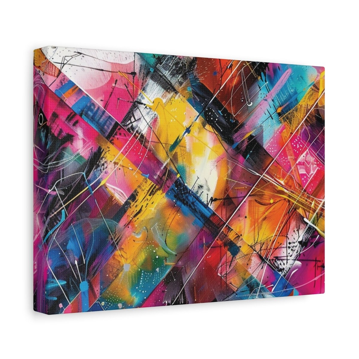 👉Patchwork Vibrant : magnifique cadre💎effet captivant💎 garanti - Art Cocoon