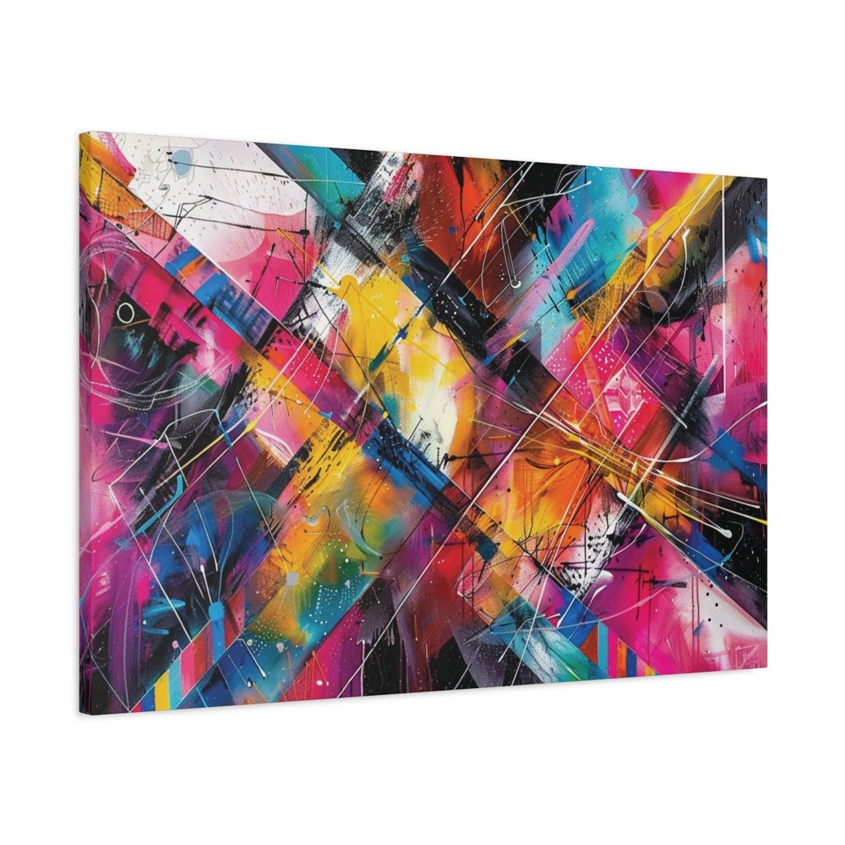 👉Patchwork Vibrant : magnifique cadre💎effet captivant💎 garanti - Art Cocoon