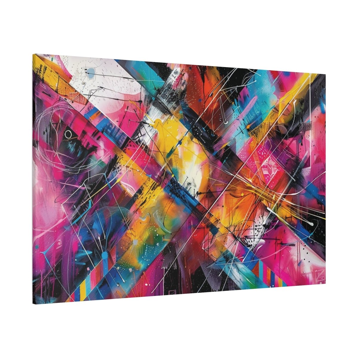 👉Patchwork Vibrant : magnifique cadre💎effet captivant💎 garanti - Art Cocoon