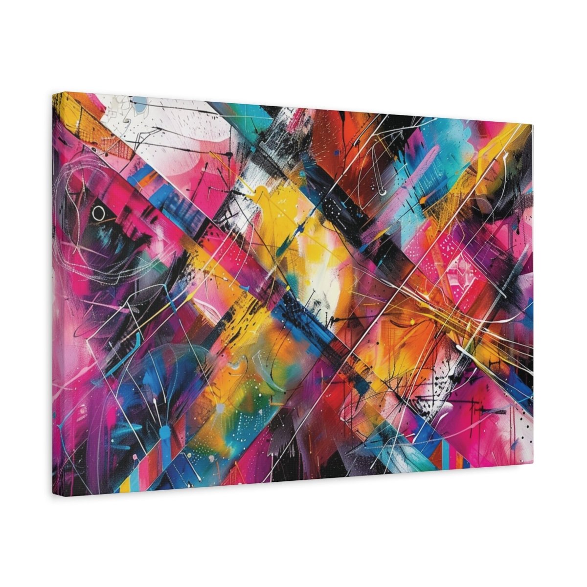 👉Patchwork Vibrant : magnifique cadre💎effet captivant💎 garanti - Art Cocoon