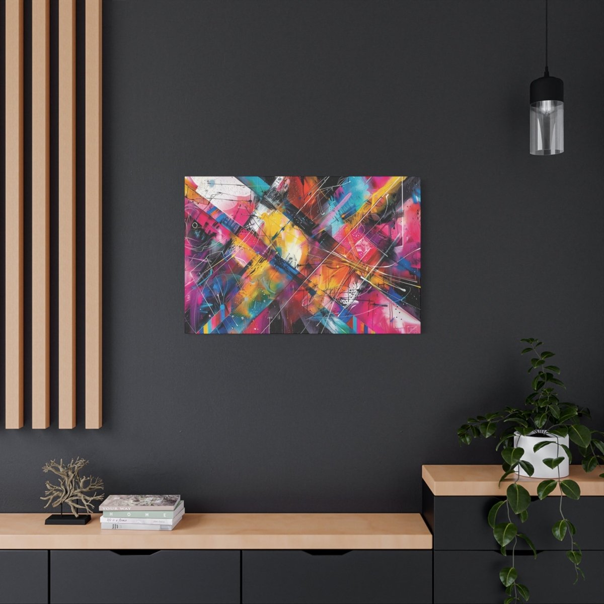 👉Patchwork Vibrant : magnifique cadre💎effet captivant💎 garanti - Art Cocoon