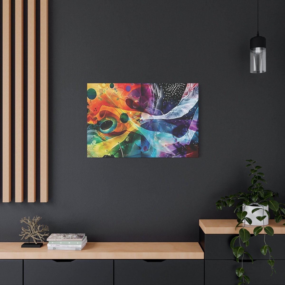 👉Pieuvre Céleste : magnifique cadre 💎effet captivant💎 garanti - Art Cocoon