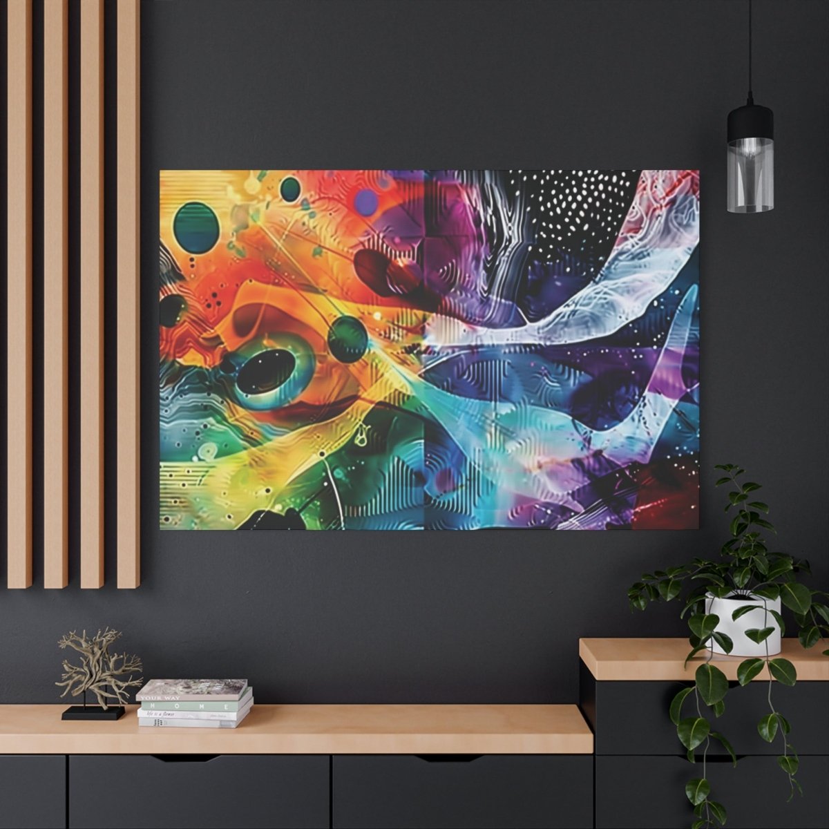 👉Pieuvre Céleste : magnifique cadre 💎effet captivant💎 garanti - Art Cocoon