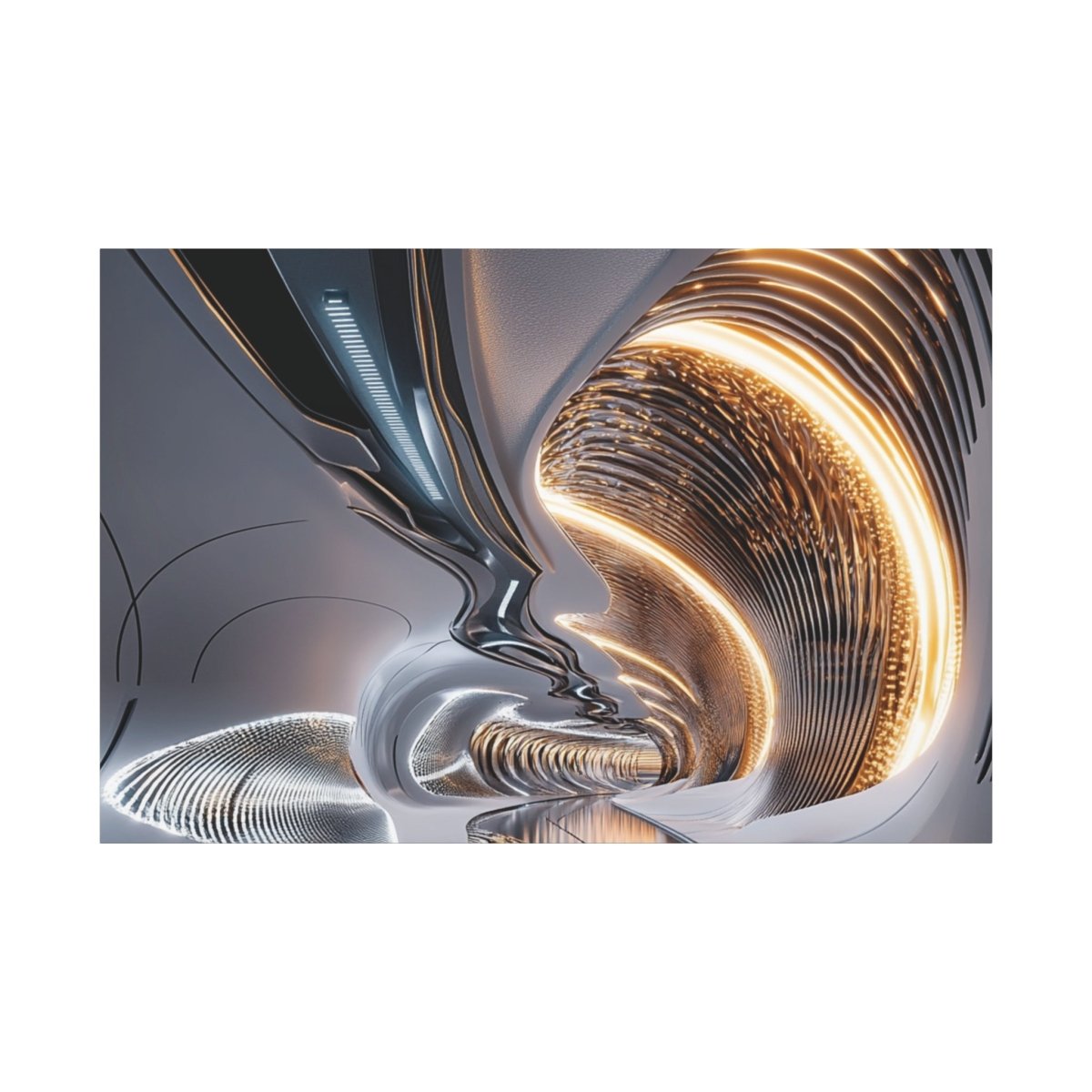 👉Portail Quantique : magnifique cadre 💎effet futuriste💎garanti - Art Cocoon