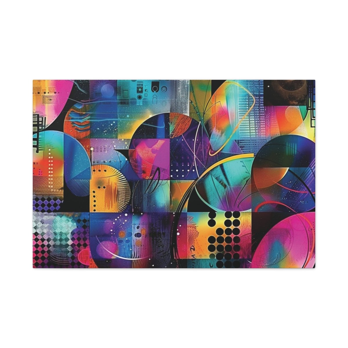 👉Quantum Cercle : magnifique cadre 💎effet captivant💎 garanti - Art Cocoon