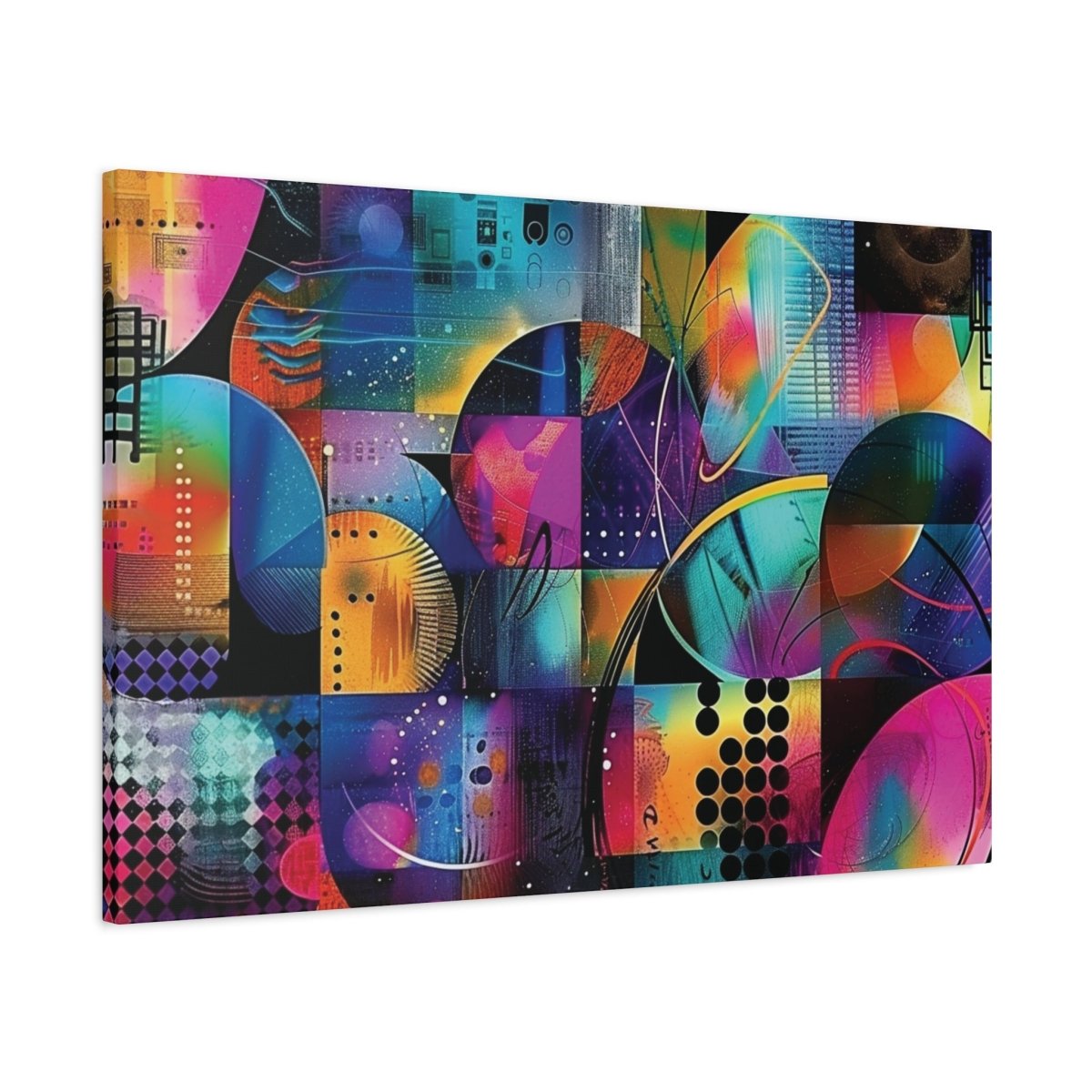 👉Quantum Cercle : magnifique cadre 💎effet captivant💎 garanti - Art Cocoon