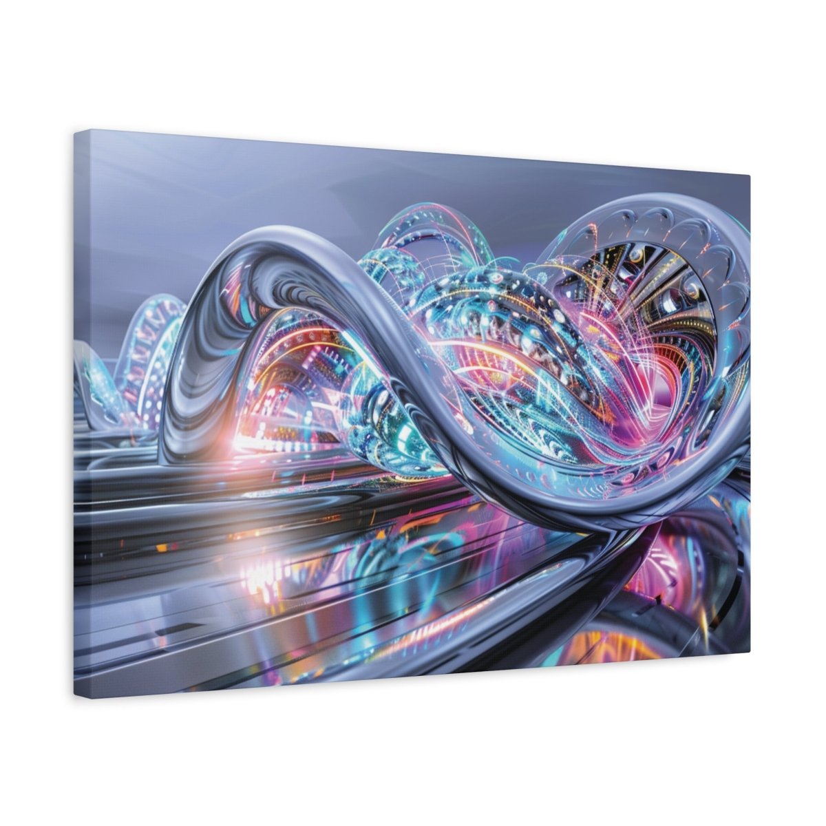 👉Station Stellaire : magnifique cadre 💎effet futuriste💎garanti - Art Cocoon