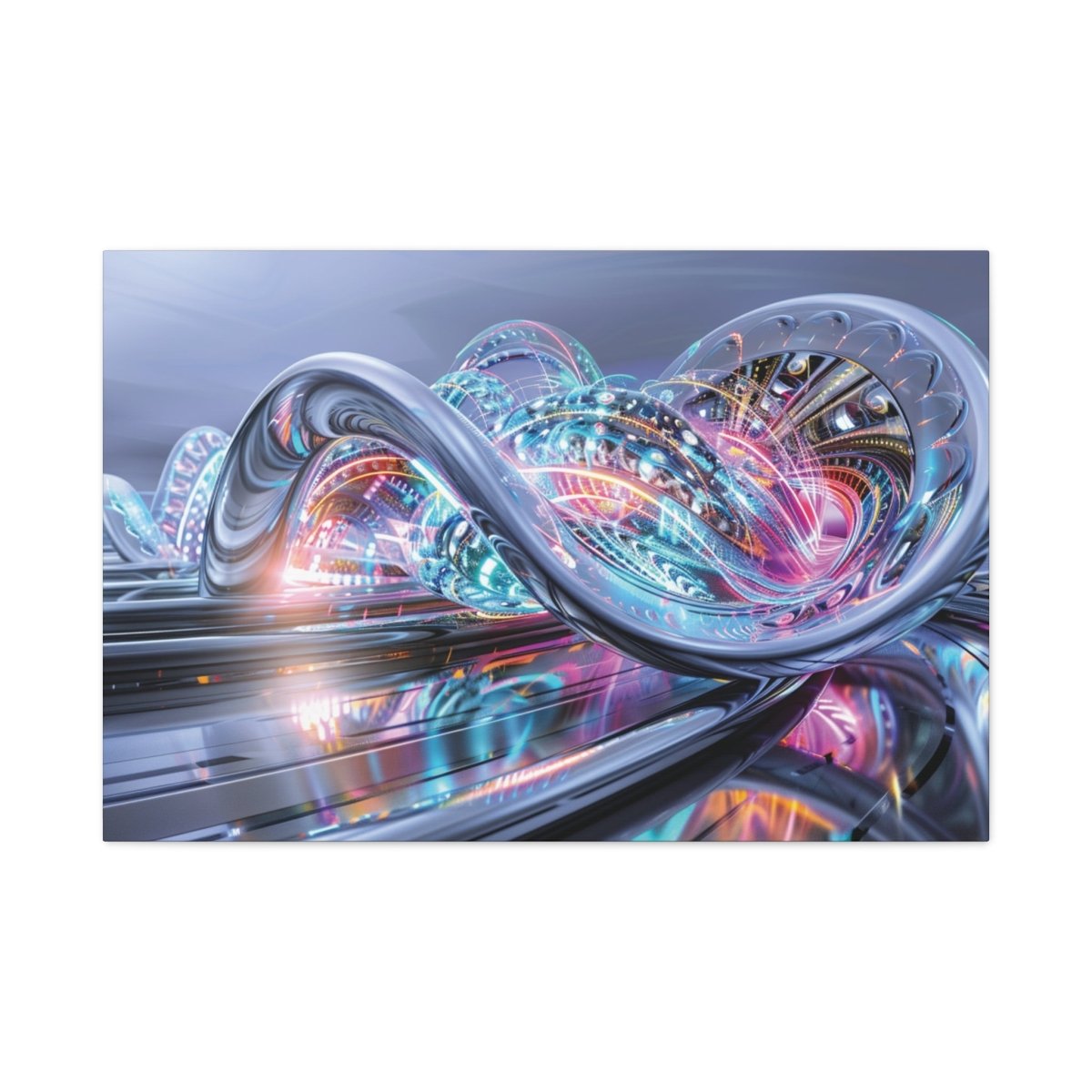 👉Station Stellaire : magnifique cadre 💎effet futuriste💎garanti - Art Cocoon