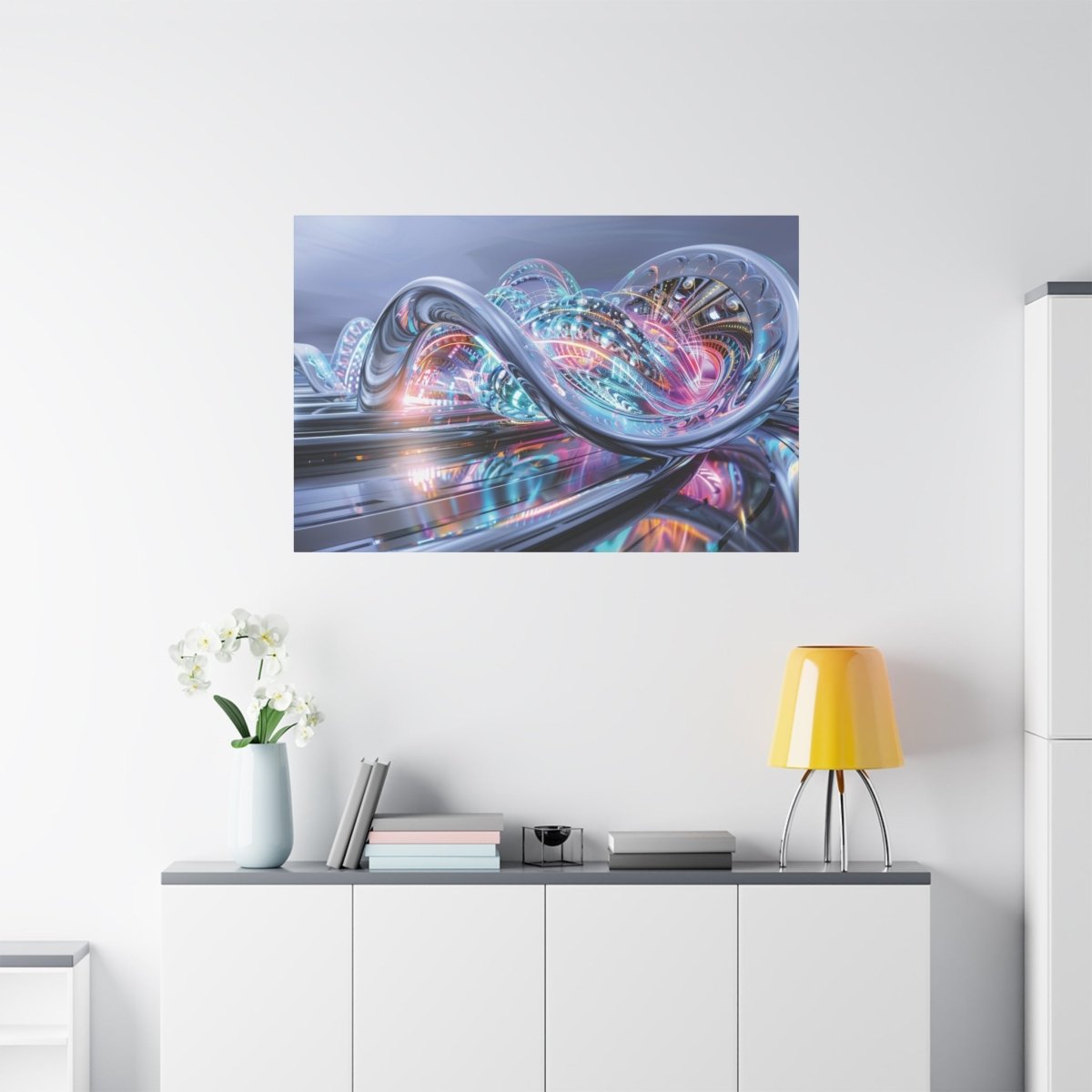 👉Station Stellaire : magnifique cadre 💎effet futuriste💎garanti - Art Cocoon