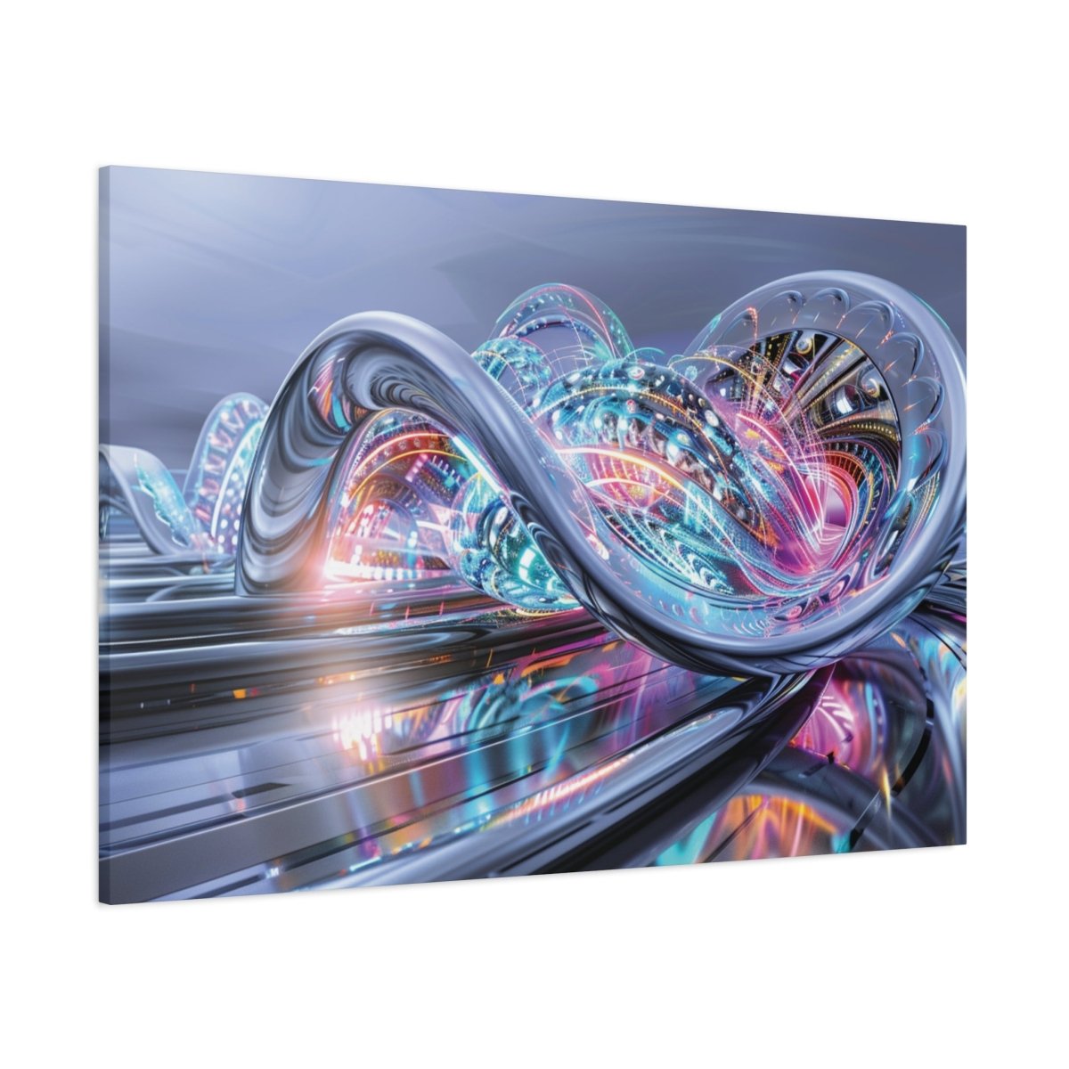 👉Station Stellaire : magnifique cadre 💎effet futuriste💎garanti - Art Cocoon