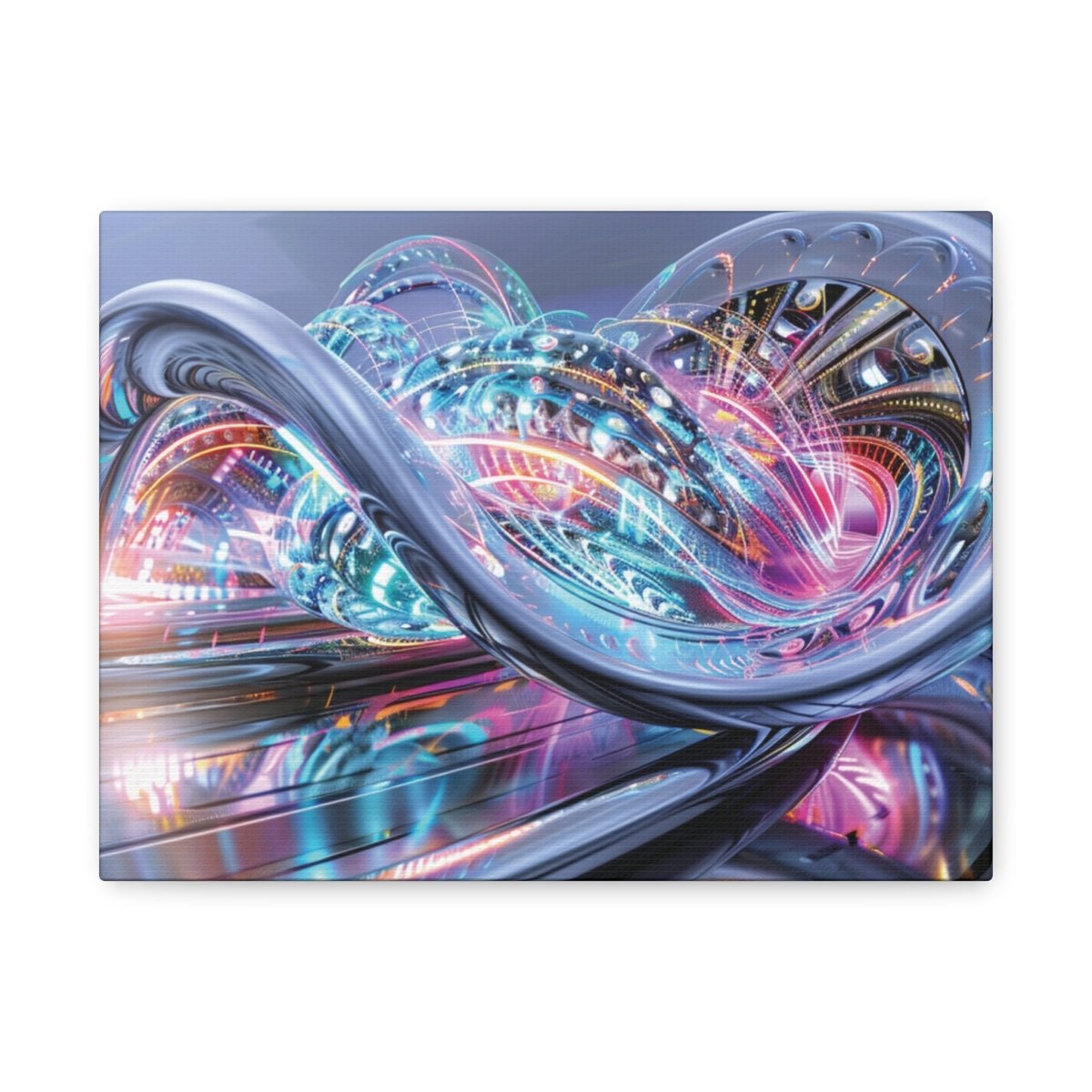 👉Station Stellaire : magnifique cadre 💎effet futuriste💎garanti - Art Cocoon