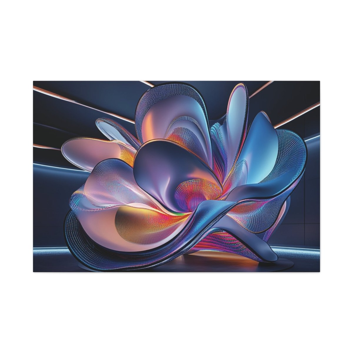 👉Stellar Bloom : magnifique cadre 💎effet futuriste💎garanti - Art Cocoon