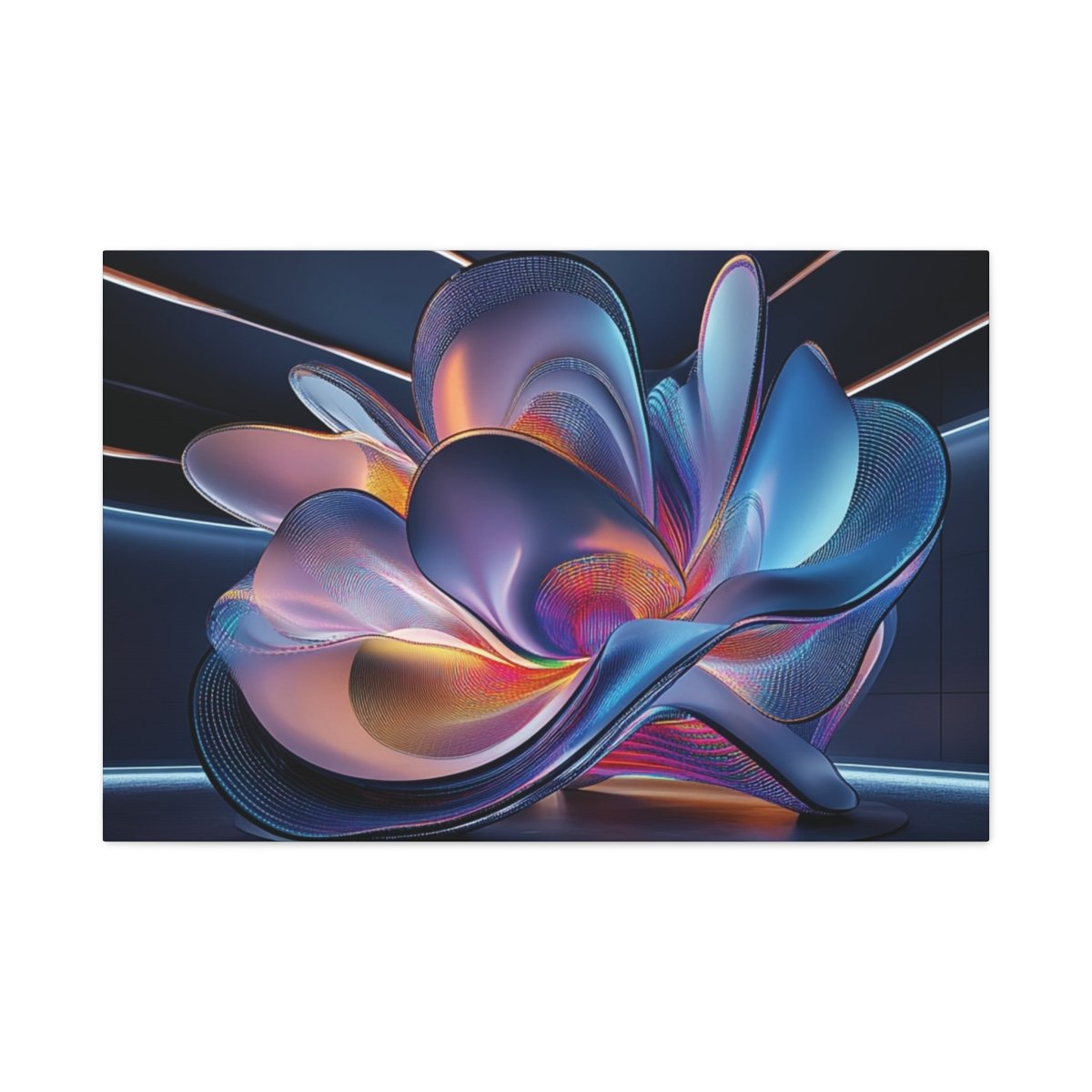 👉Stellar Bloom : magnifique cadre 💎effet futuriste💎garanti - Art Cocoon