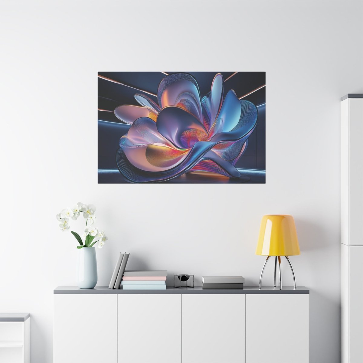 👉Stellar Bloom : magnifique cadre 💎effet futuriste💎garanti - Art Cocoon