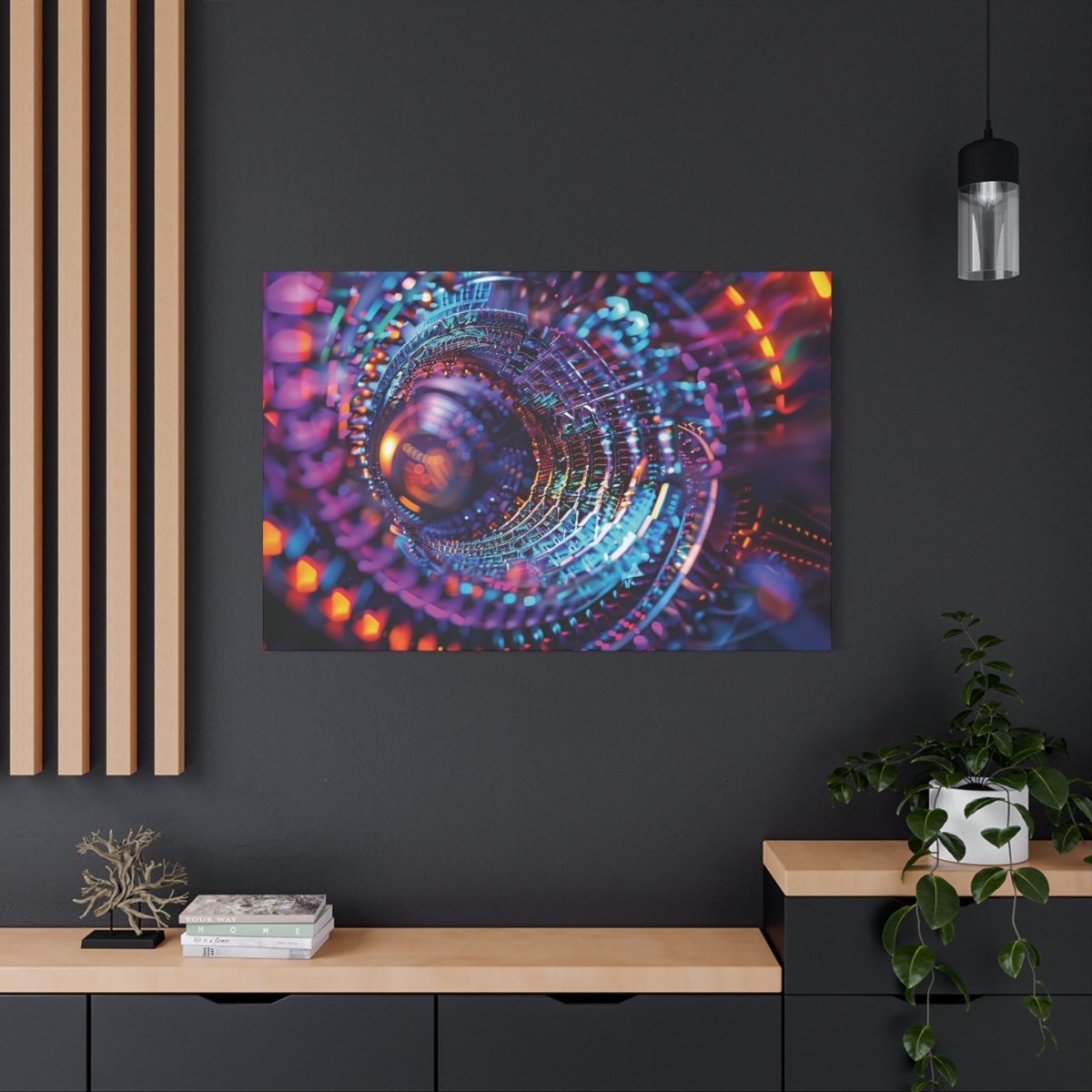 👉Supernova Scintillante : magnifique cadre 💎effet futuriste💎garanti - Art Cocoon