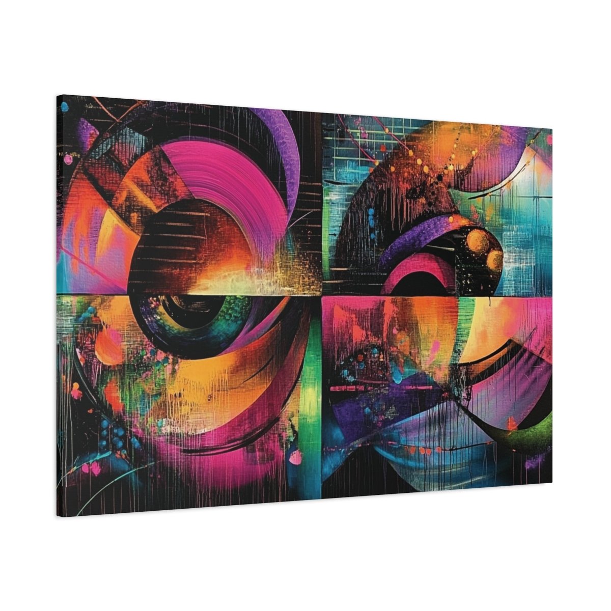 👉Symétries Spatiales : magnifique cadre 💎effet captivant💎 garanti - Art Cocoon