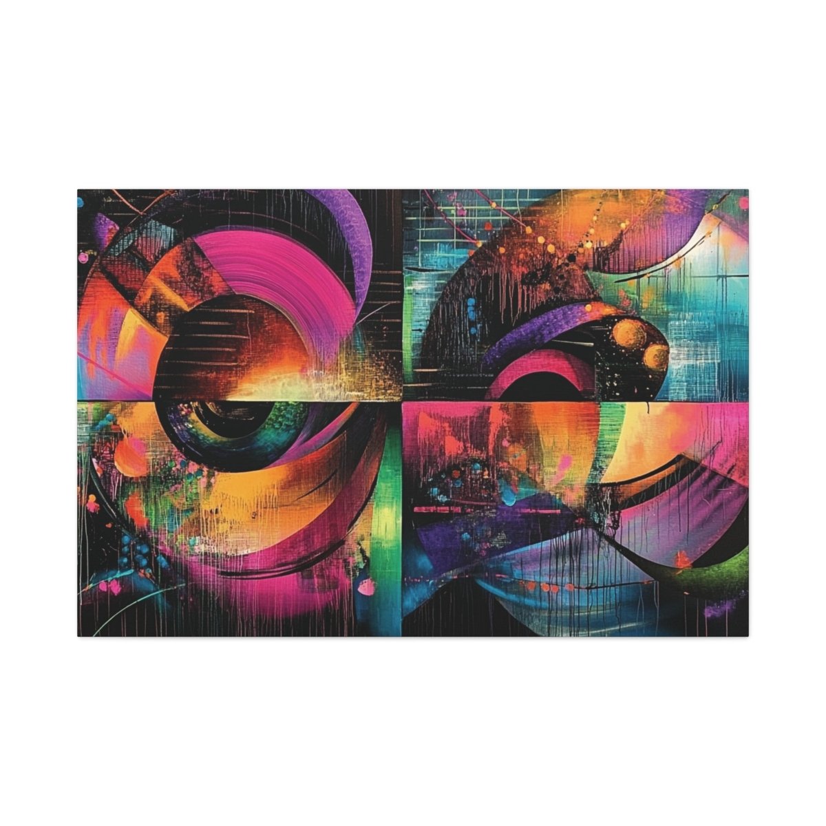 👉Symétries Spatiales : magnifique cadre 💎effet captivant💎 garanti - Art Cocoon