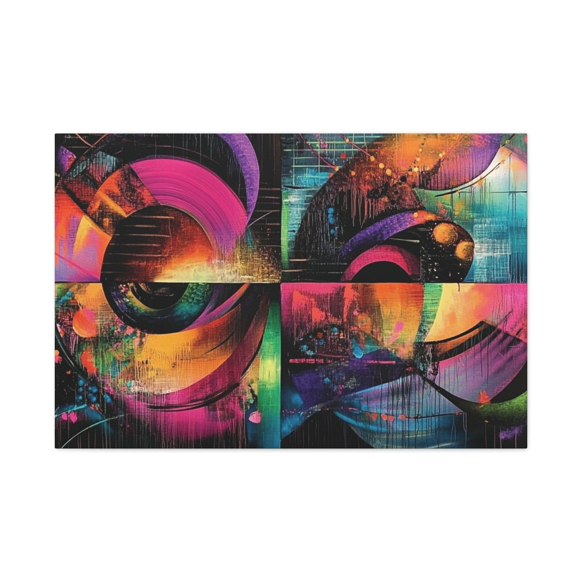 👉Symétries Spatiales : magnifique cadre 💎effet captivant💎 garanti - Art Cocoon