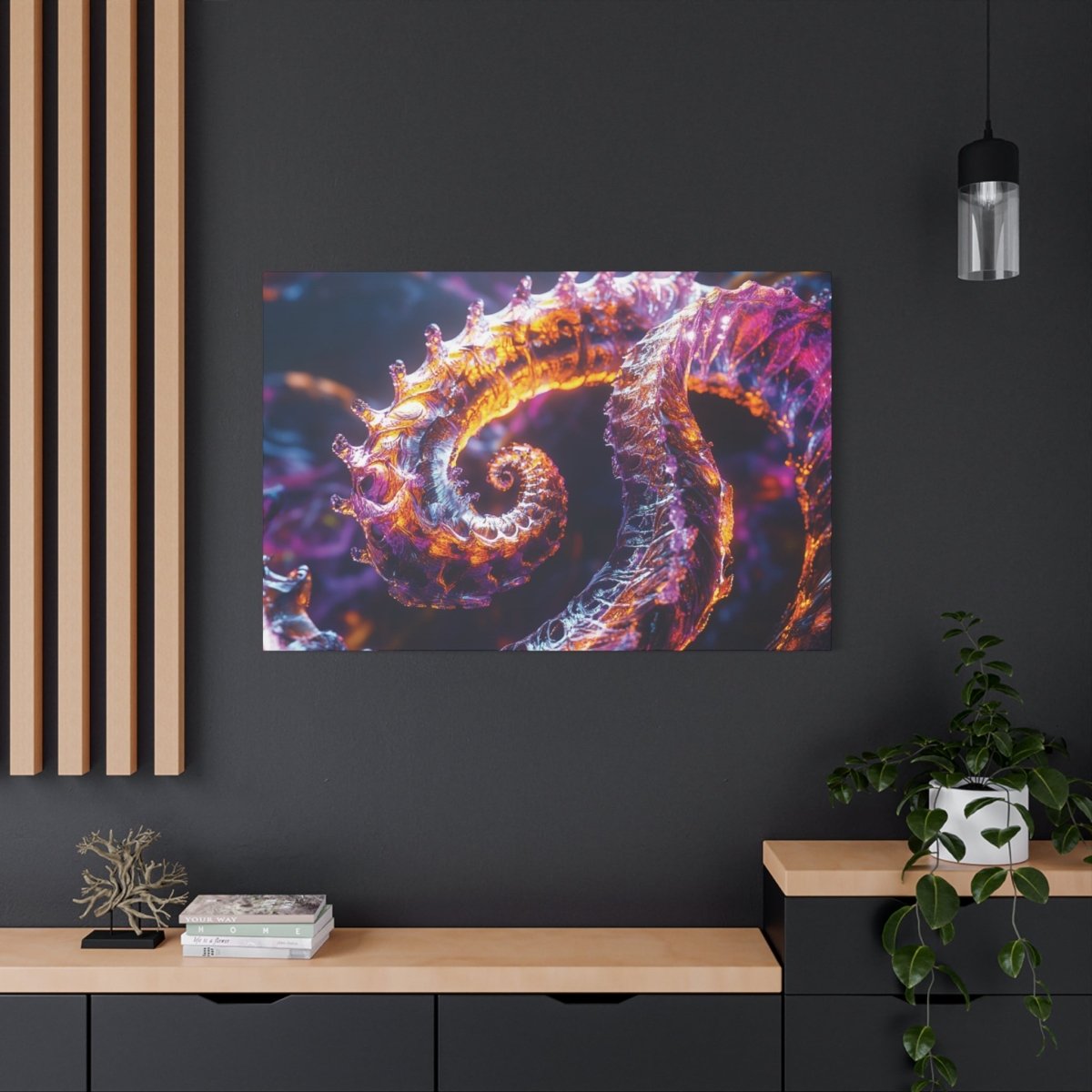 👉Tentacules Galactiques : magnifique cadre💎effet fascinant💎 garanti - Art Cocoon