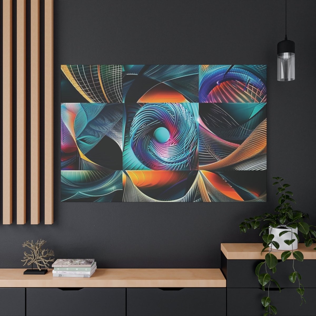 TEST 👉Intérieur Matrice : magnifique cadre 💎effet captivant💎 garanti - Art Cocoon