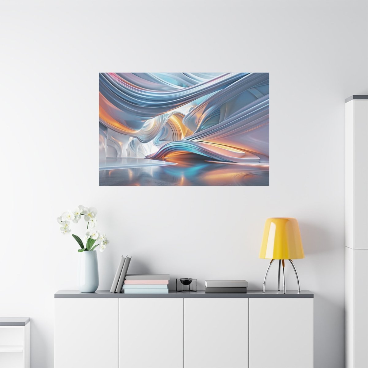 TEST 👉Néon Structure : magnifique cadre 💎effet futuriste💎garanti - Art Cocoon