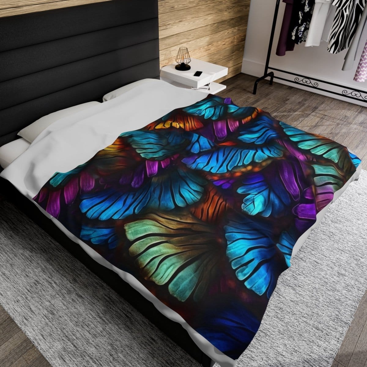 TEST Velveteen Plush Blanket - Art Cocoon