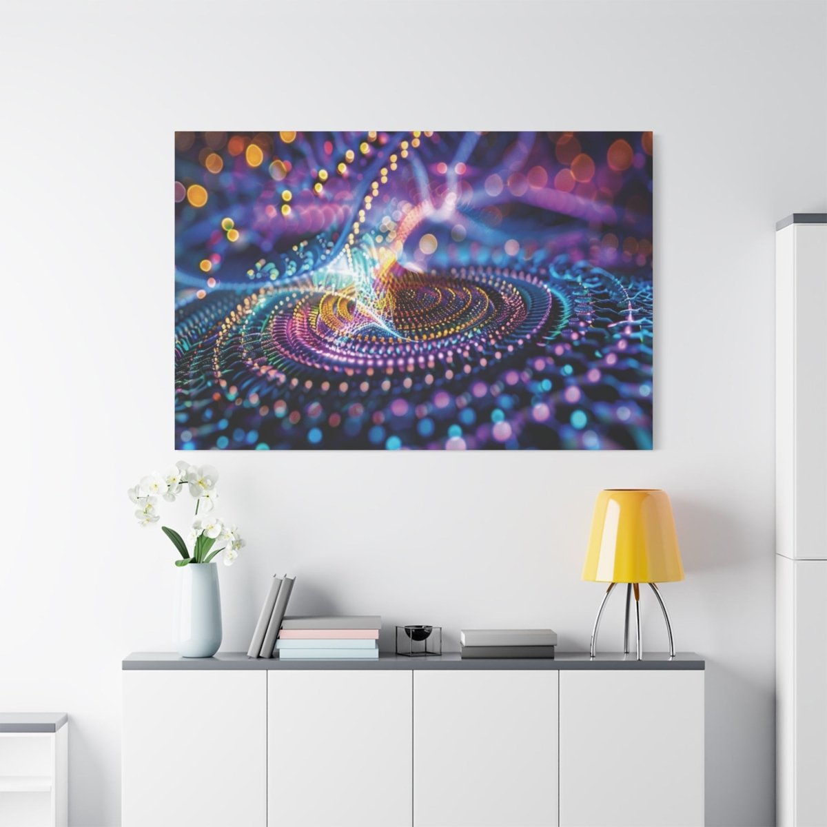 👉Tornade Céleste : magnifique cadre 💎effet apaisant💎 garanti - Art Cocoon