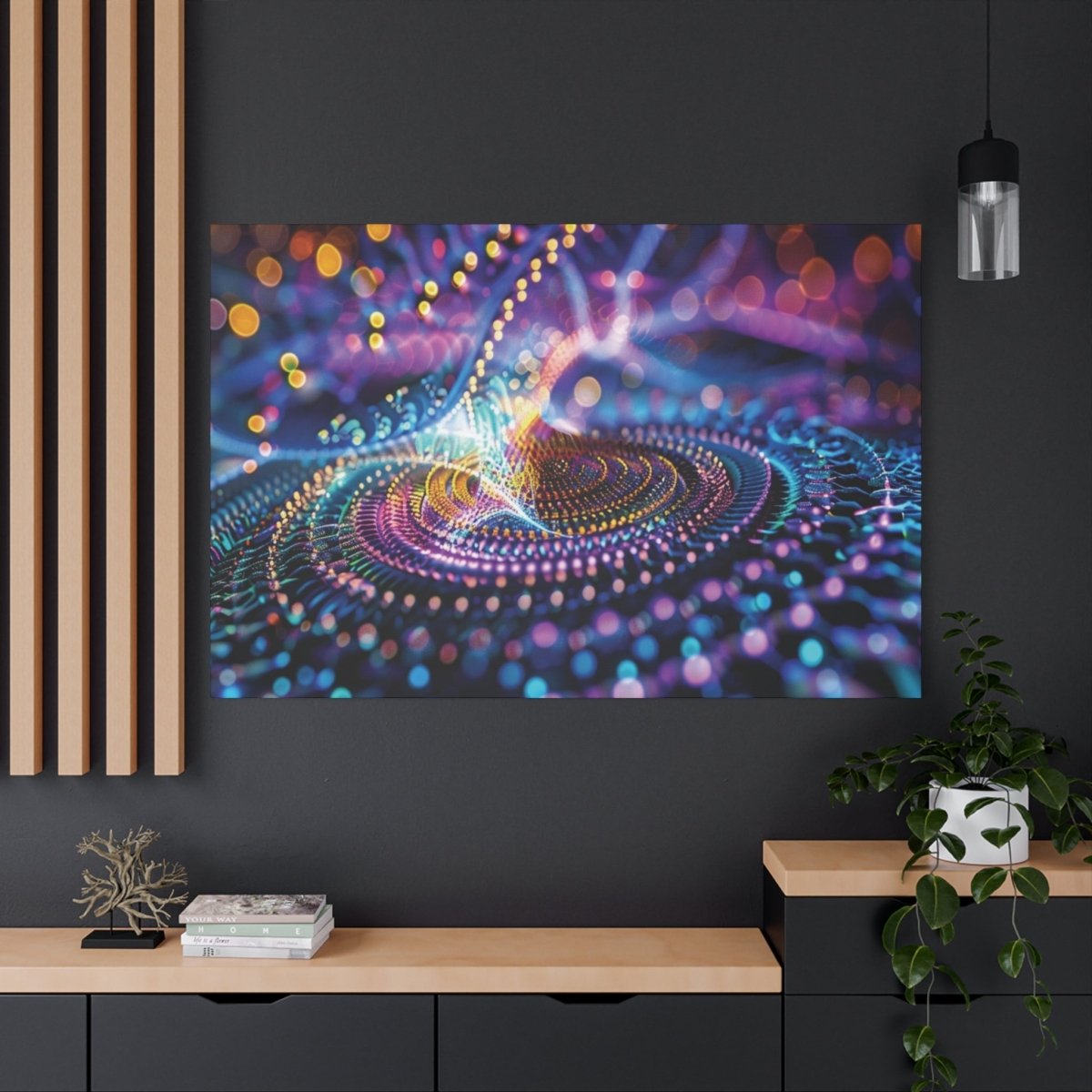 👉Tornade Céleste : magnifique cadre 💎effet apaisant💎 garanti - Art Cocoon