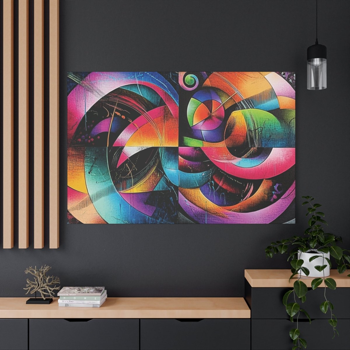 👉Tornades Galactiques : magnifique cadre💎effet captivant💎 garanti - Art Cocoon