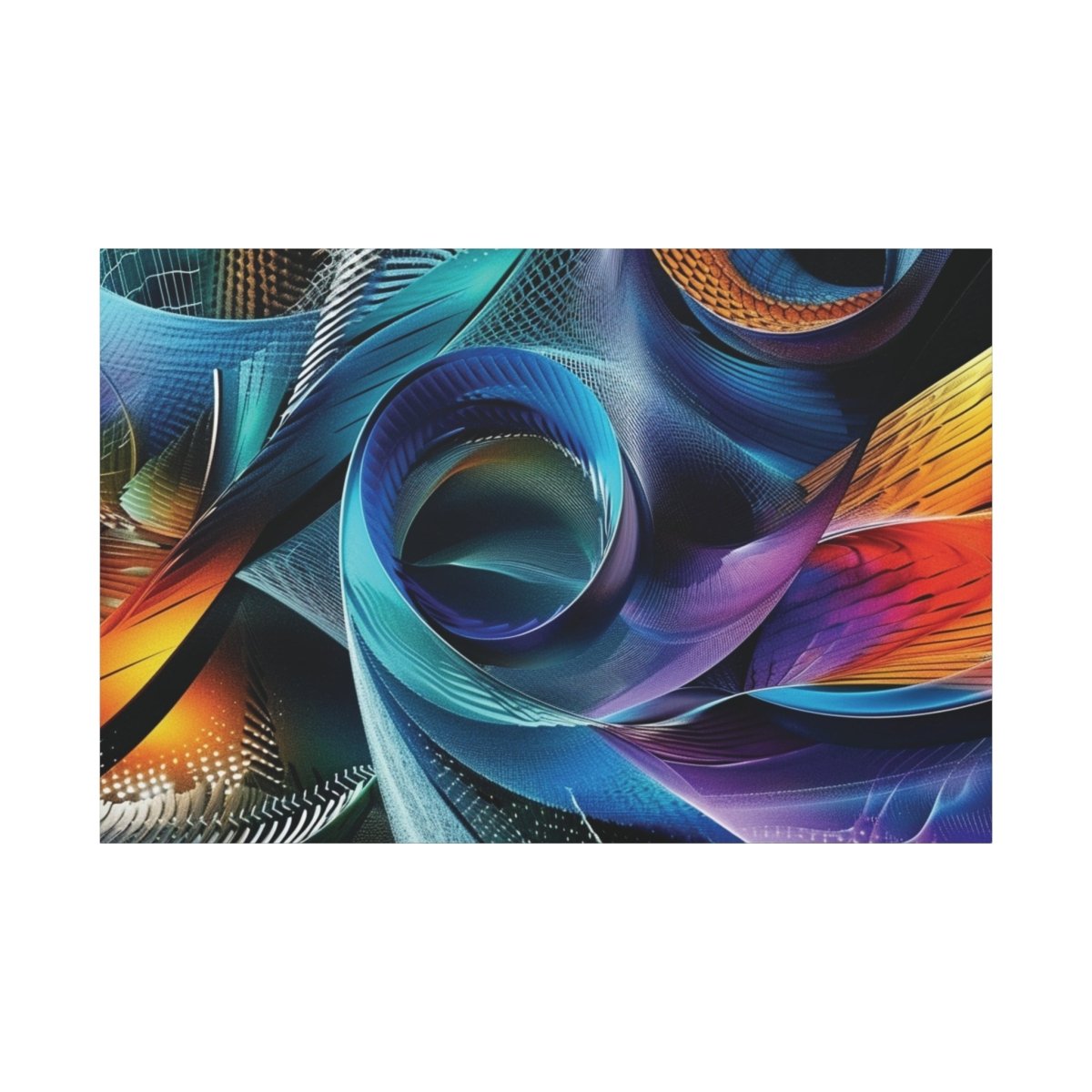 👉Tornades Vibrantes : magnifique cadre 💎effet captivant💎garanti - Art Cocoon