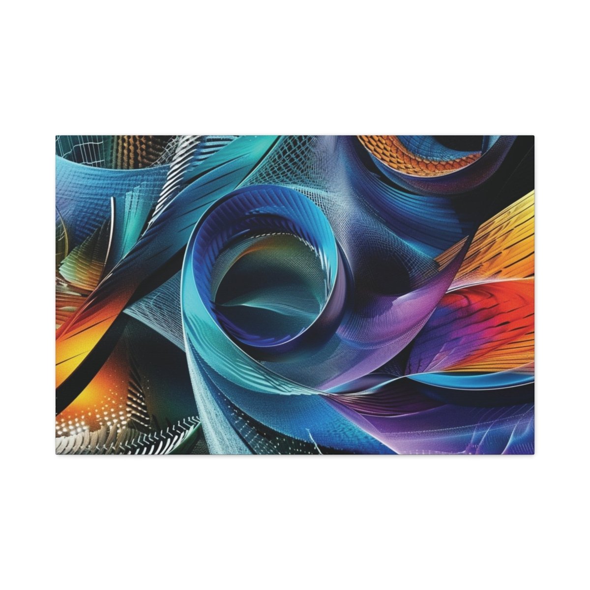 👉Tornades Vibrantes : magnifique cadre 💎effet captivant💎garanti - Art Cocoon