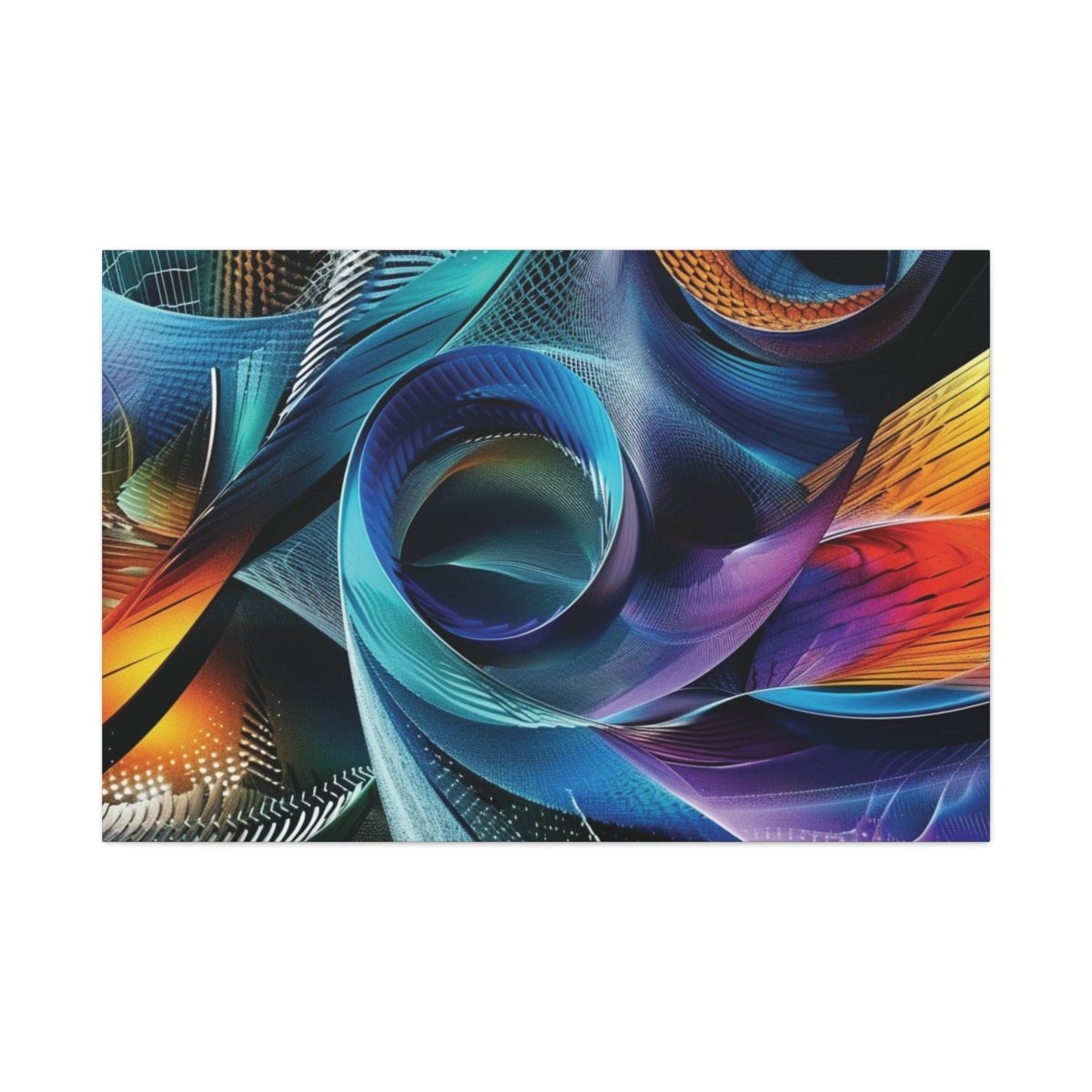 👉Tornades Vibrantes : magnifique cadre 💎effet captivant💎garanti - Art Cocoon