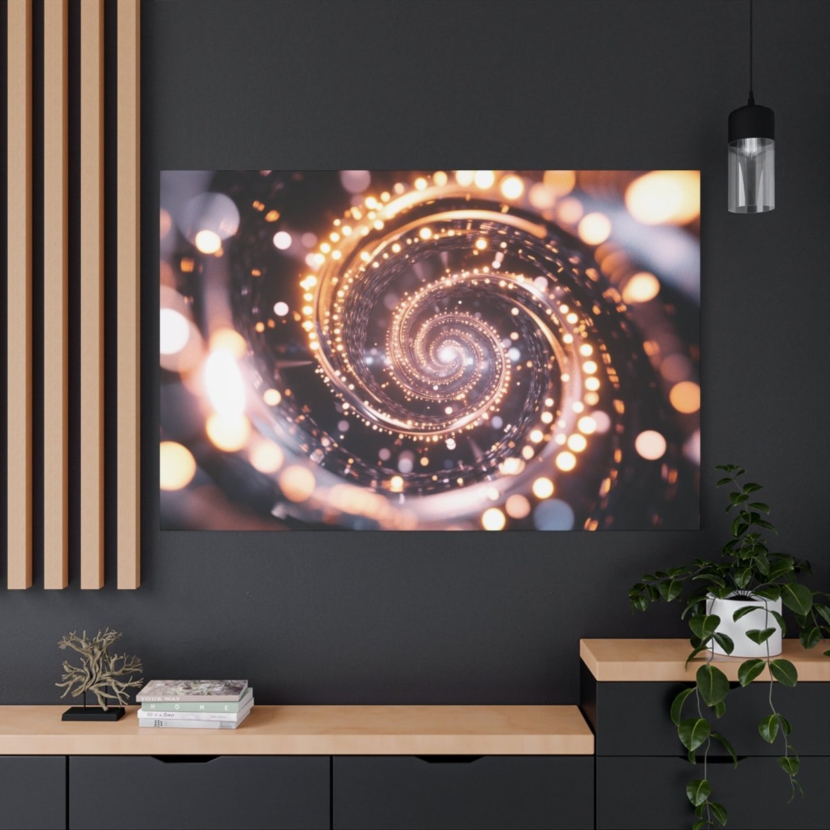 👉Tourbillon Vibrant : magnifique cadre💎effet fascinant💎 garanti - Art Cocoon