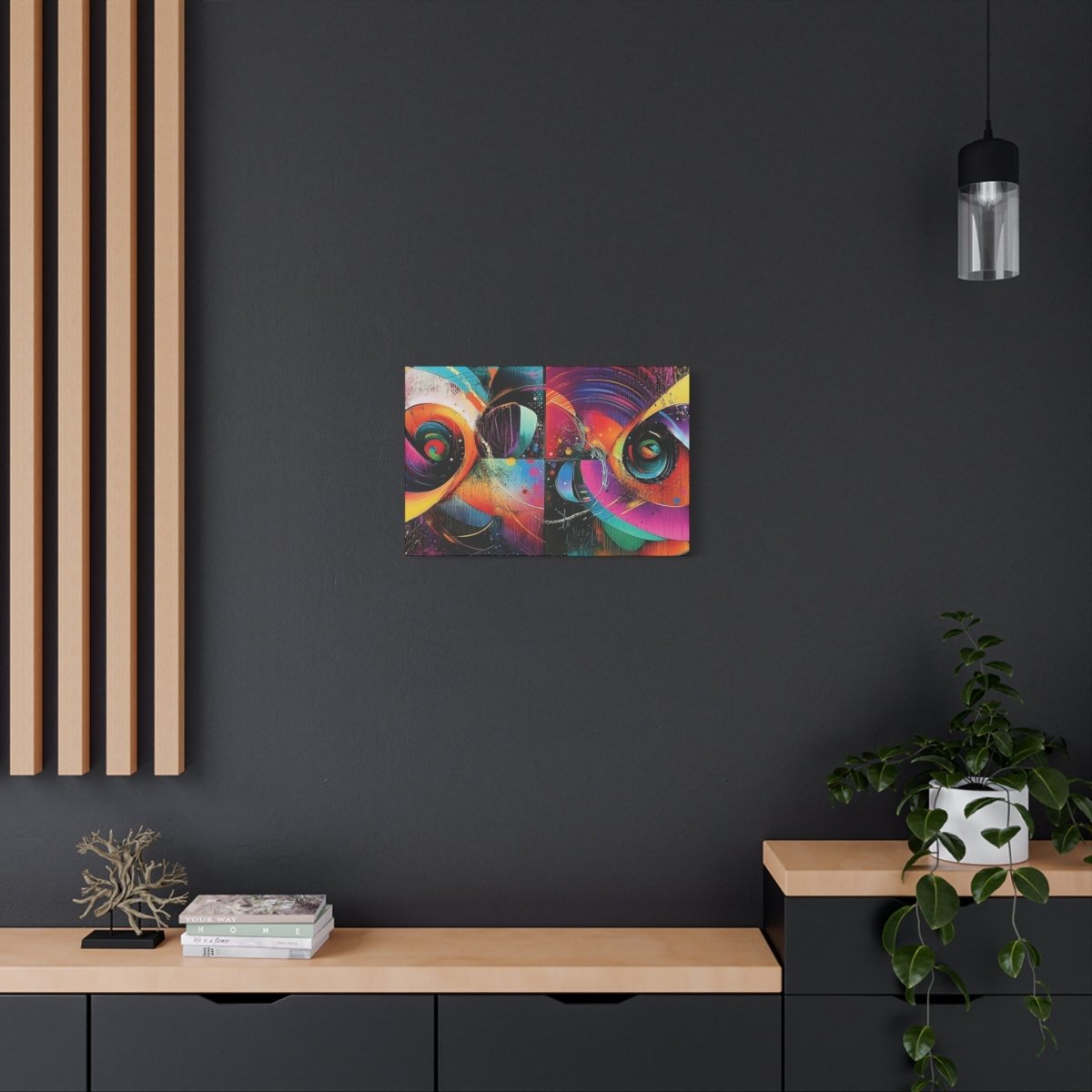 👉Trous Noirs : magnifique cadre💎effet captivant💎 garanti - Art Cocoon