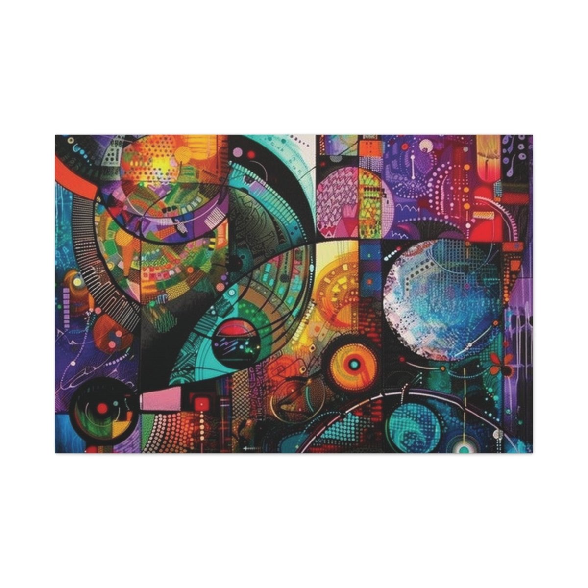 👉Vibration Cobalt : magnifique cadre💎effet captivant💎 garanti - Art Cocoon