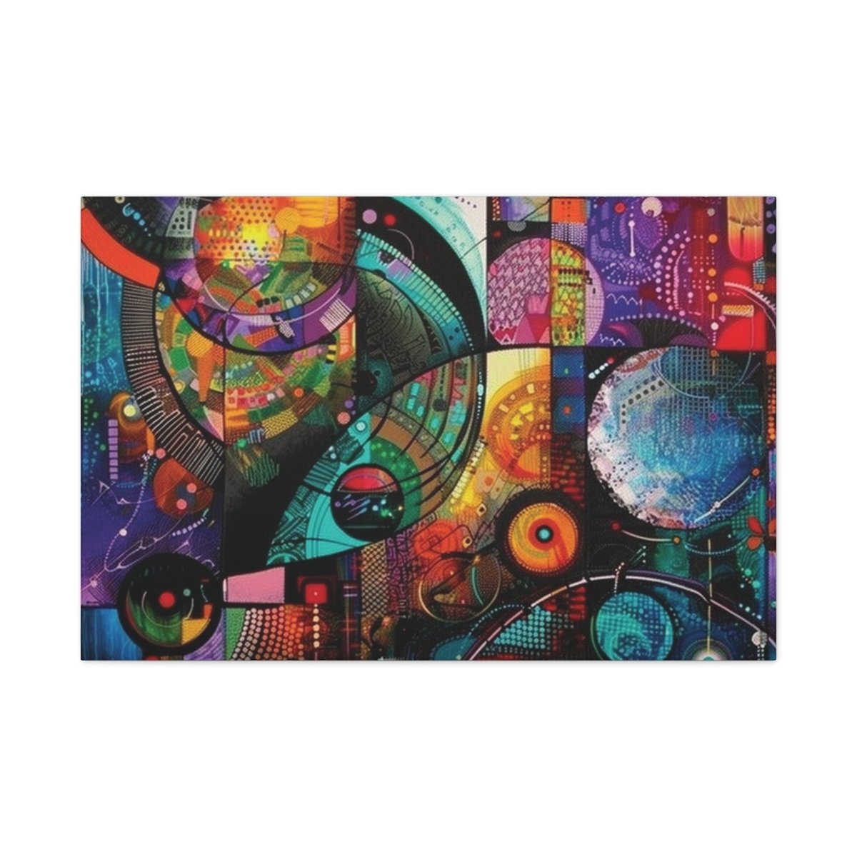 👉Vibration Cobalt : magnifique cadre💎effet captivant💎 garanti - Art Cocoon