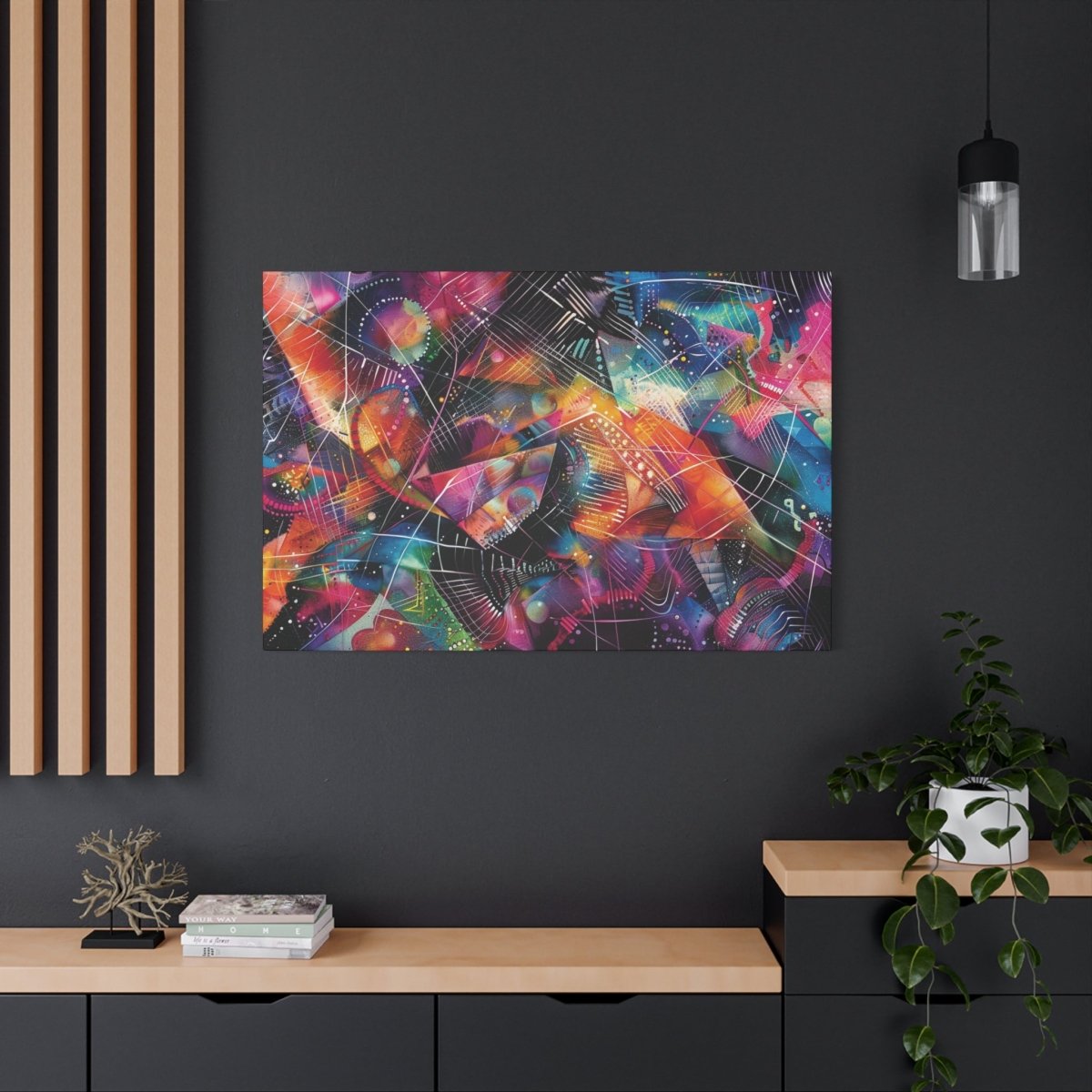 👉Vibrations Célestes : magnifique cadre💎effet captivant💎 garanti - Art Cocoon