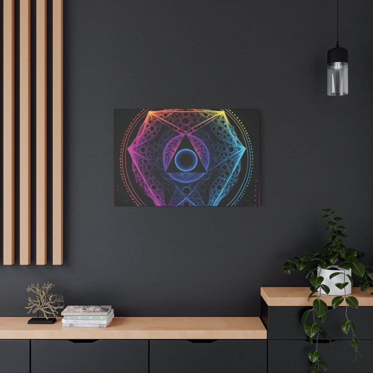 👉Vibrations Enigmatiques : magnifique cadre💎effet fascinant💎 garanti - Art Cocoon