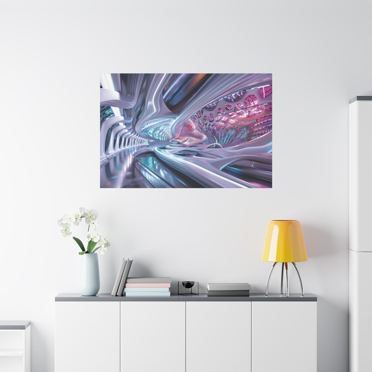 👉Voyage Interstellaire : magnifique cadre 💎effet futuriste💎garanti - Art Cocoon