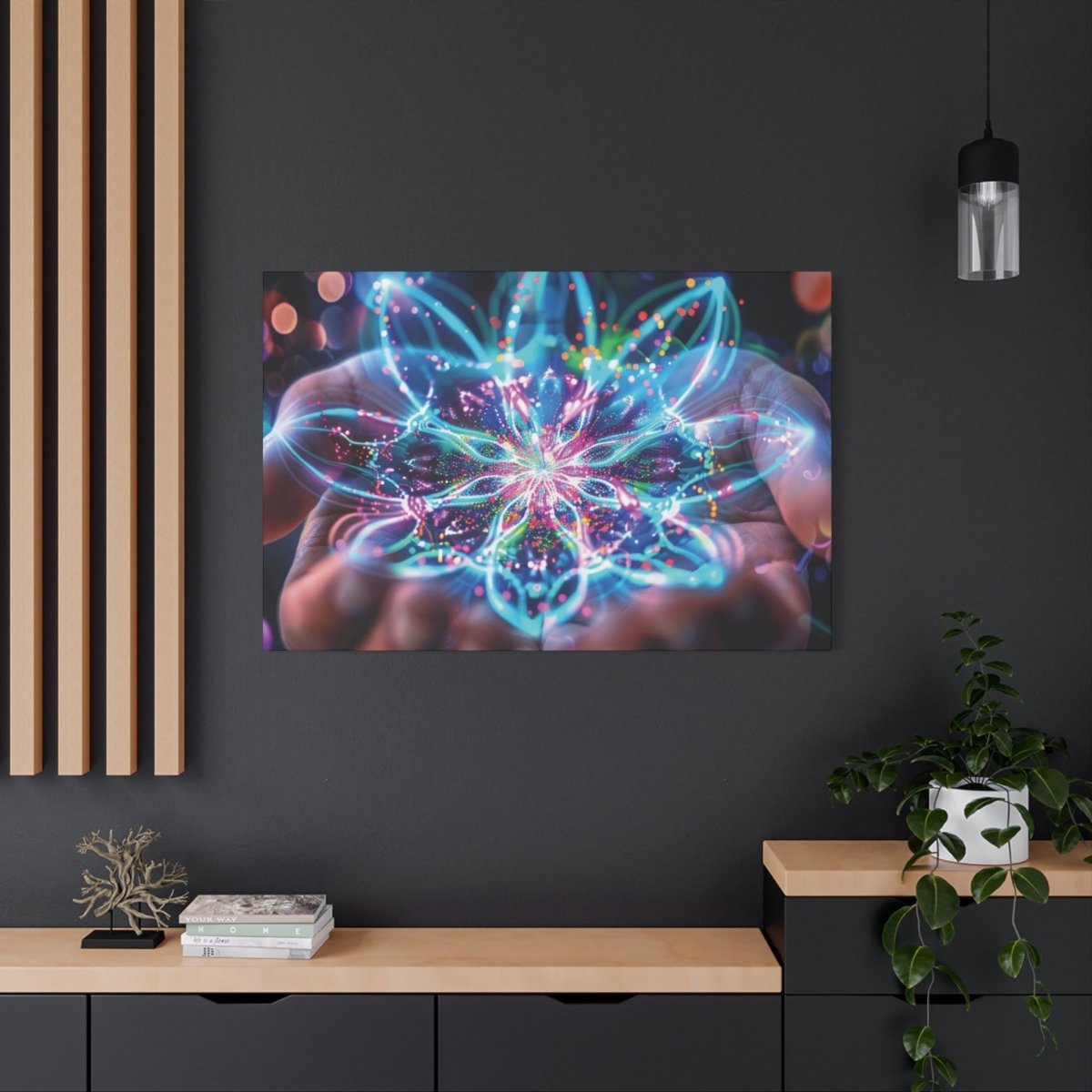 👉Cadeau Lotus : magnifique cadre 💎effet apaisant💎 garanti - Art Cocoon