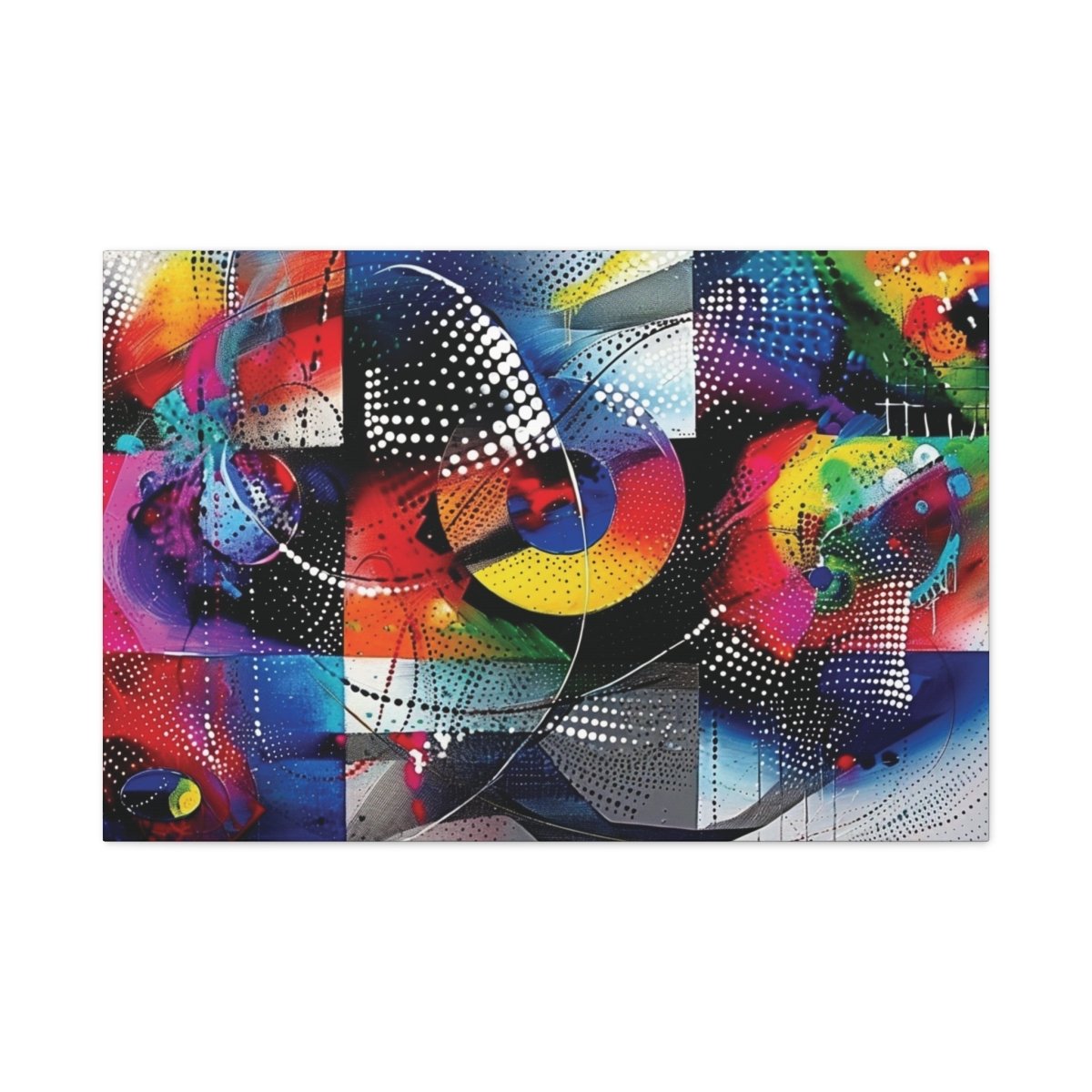 👉Cadrillage Cosmique : magnifique cadre 💎effet captivant💎 garanti - Art Cocoon