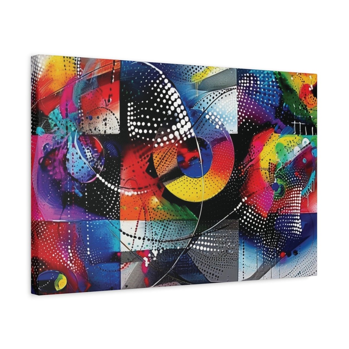 👉Cadrillage Cosmique : magnifique cadre 💎effet captivant💎 garanti - Art Cocoon