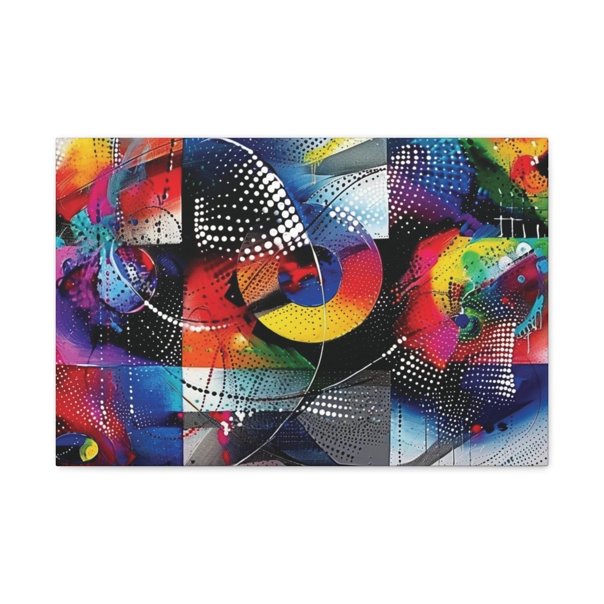 👉Cadrillage Cosmique : magnifique cadre 💎effet captivant💎 garanti - Art Cocoon