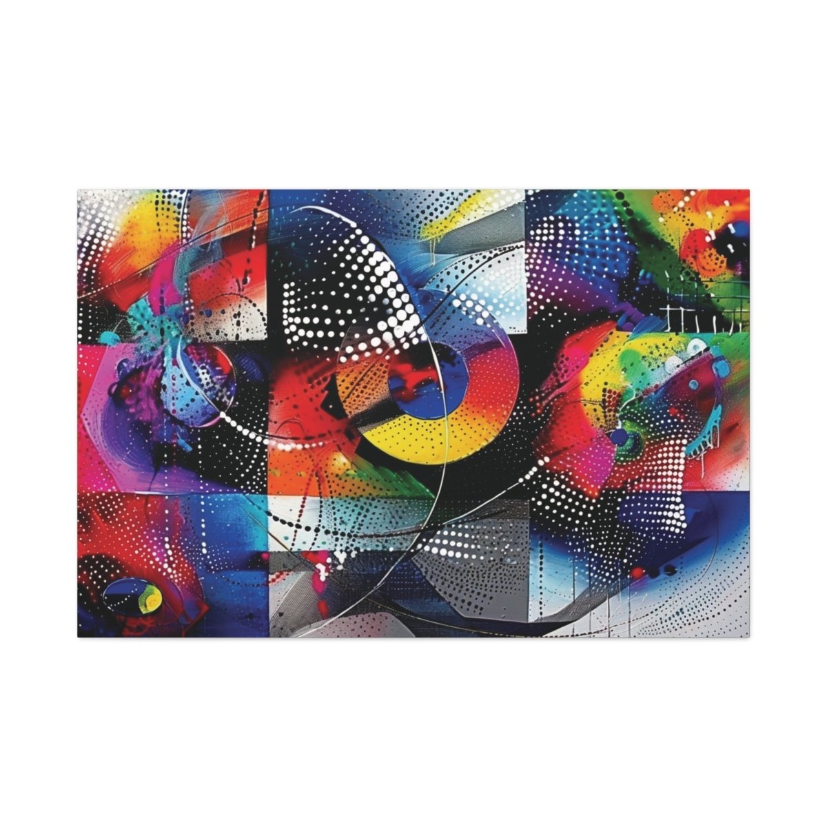 👉Cadrillage Cosmique : magnifique cadre 💎effet captivant💎 garanti - Art Cocoon