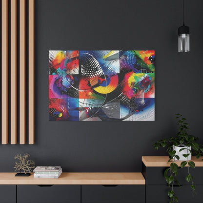 👉Cadrillage Cosmique : magnifique cadre 💎effet captivant💎 garanti - Art Cocoon