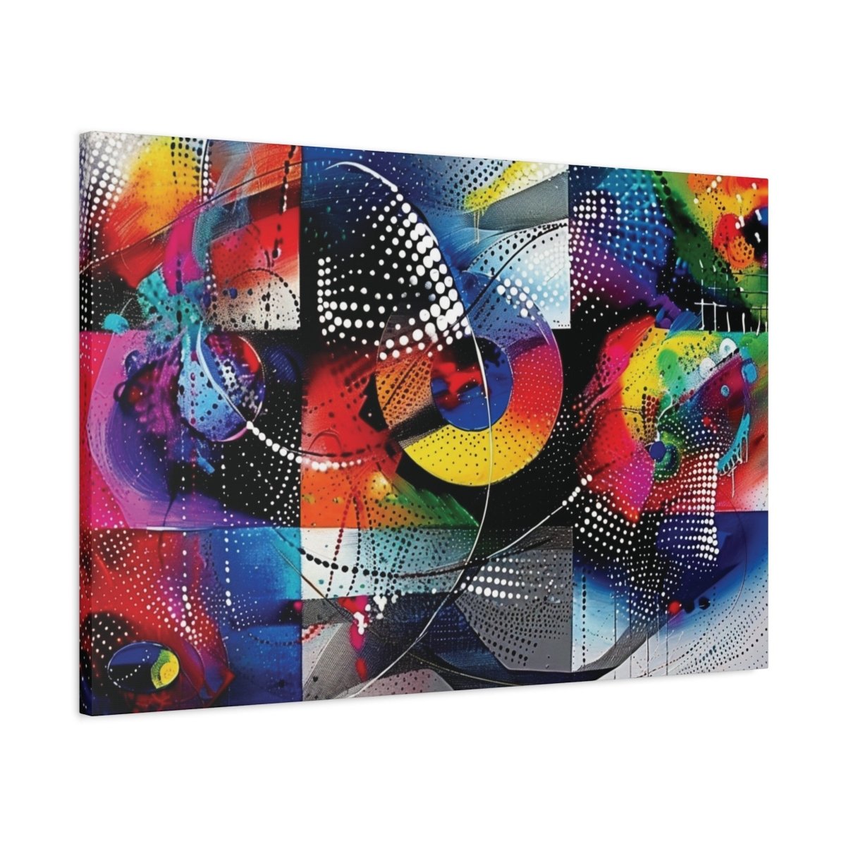 👉Cadrillage Cosmique : magnifique cadre 💎effet captivant💎 garanti - Art Cocoon