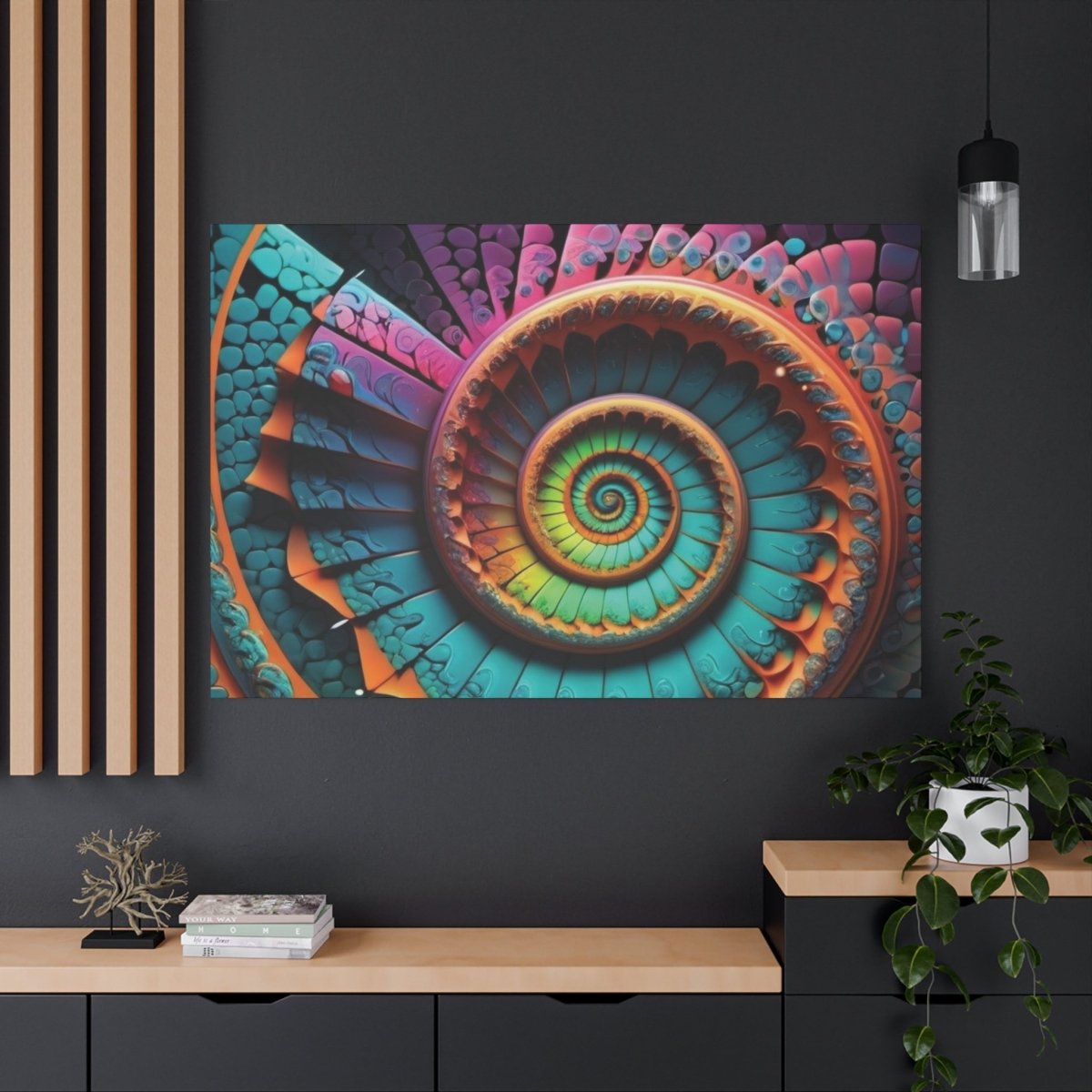 👉Codes de Fibonacci : magnifique cadre💎effet fascinant💎 garanti - Art Cocoon