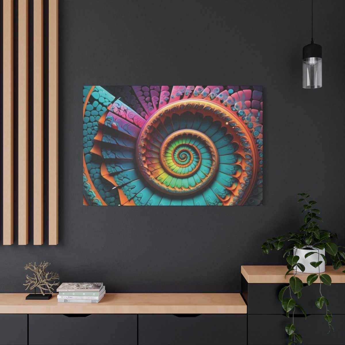 👉Codes de Fibonacci : magnifique cadre💎effet fascinant💎 garanti - Art Cocoon