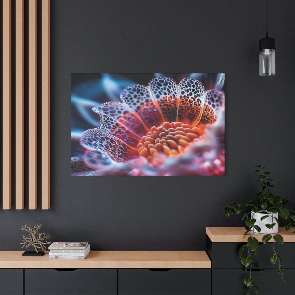 👉Cœur Orangé : magnifique cadre💎effet apaisant💎 garanti - Art Cocoon