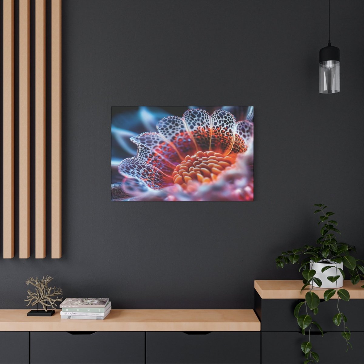 👉Cœur Orangé : magnifique cadre💎effet apaisant💎 garanti - Art Cocoon